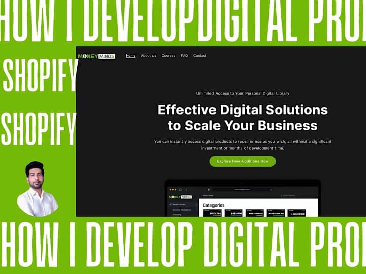 Cover image for Shopify Digital Product Selling Website