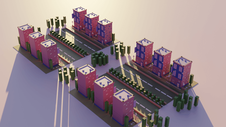 Cover image for Urban Visions: A 3D Cityscape