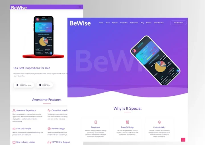 Cover image for Unveiling the Dynamic Website for Bewise Mobile App