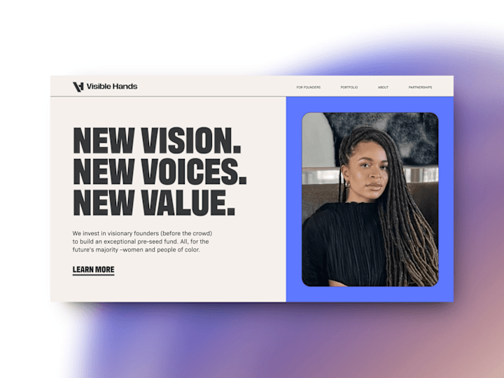 Cover image for Visible Hands Venture Capital: Webflow Custom Site