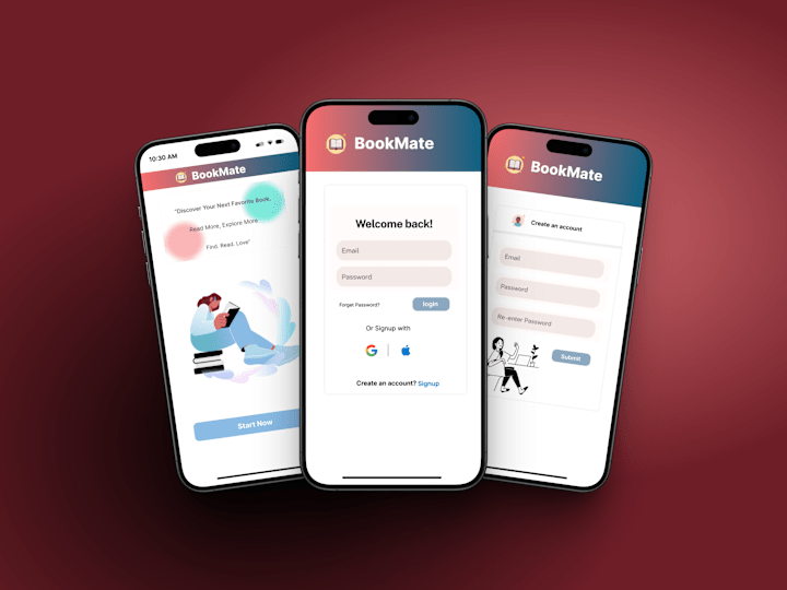 Cover image for BOOKMATE APPLICATION