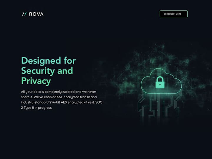 Cover image for Nova AI Single Page Site