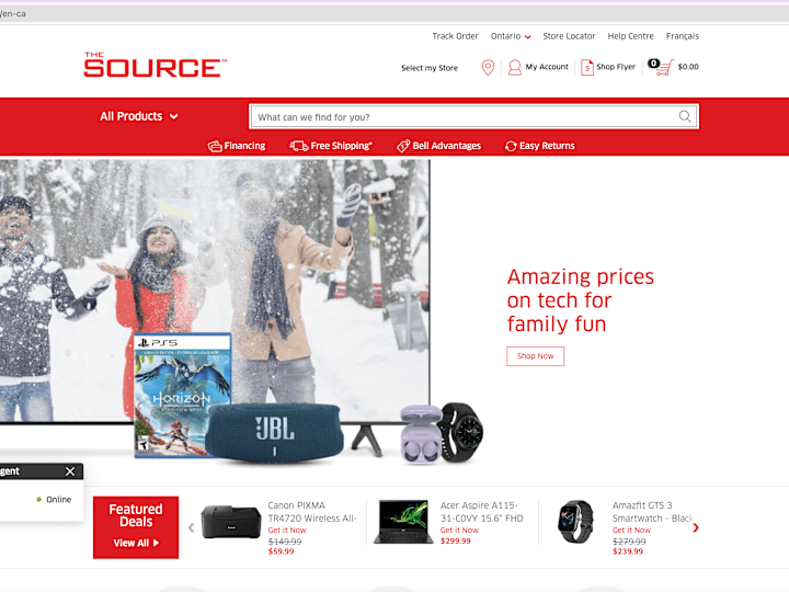 Cover image for The Source | Computers, Tablets & Gaming, TVs & Audio