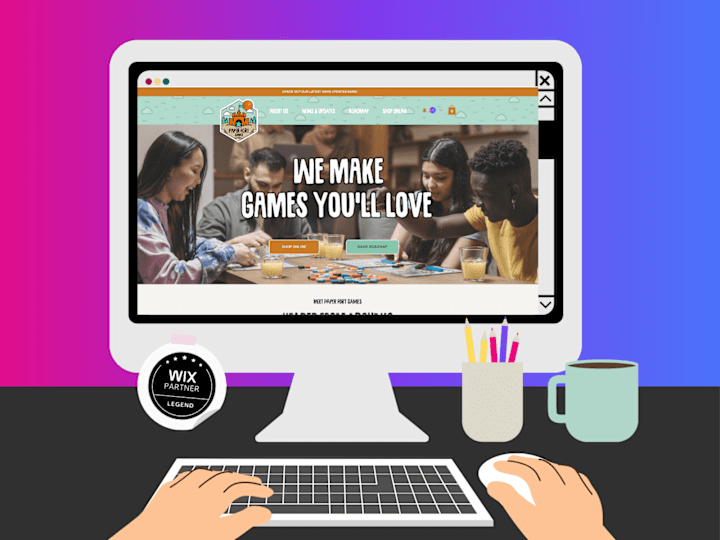 Cover image for Wix Studio Landing/ One Page Website