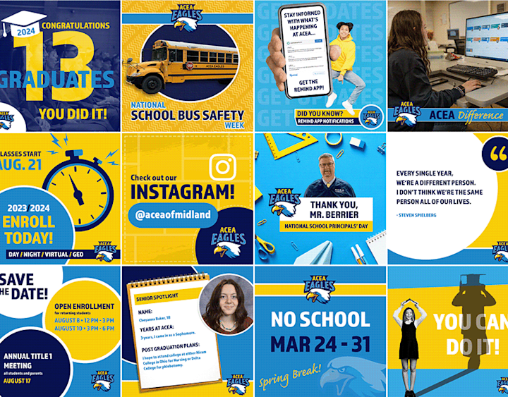 Cover image for Social Media Campaign for ACEA High School