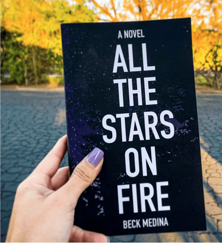 Cover image for Book Cover Design: ALL THE STARS ON FIRE