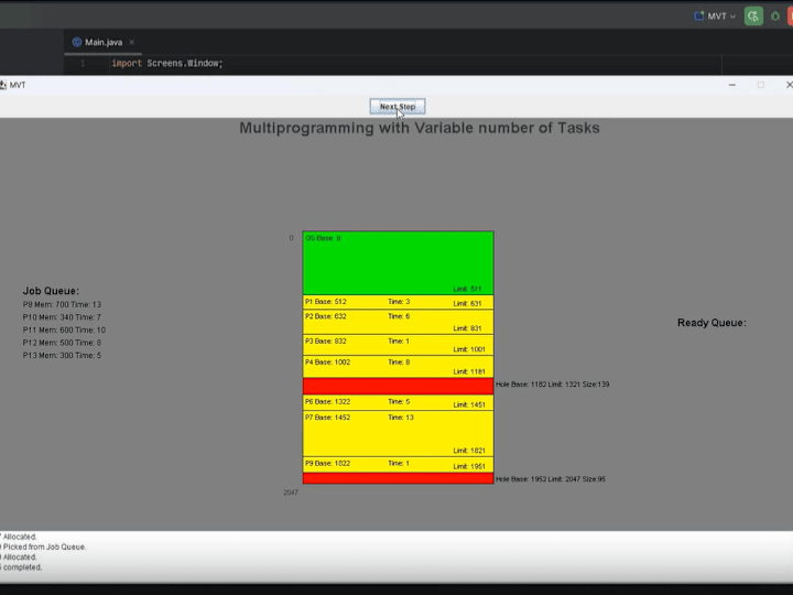 Cover image for MVT - Memory Management Simulation