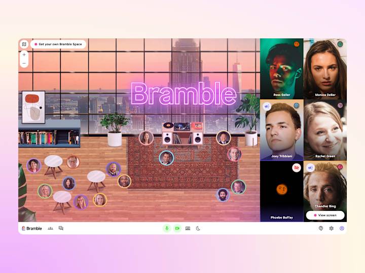 Cover image for Bramble - UX/UI - Virtual meetings