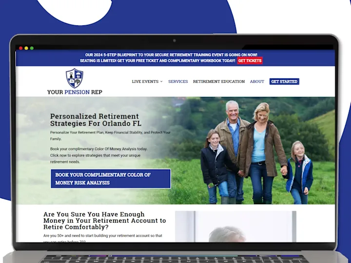 Cover image for UI/UX DESIGN RESPONSIVE WORDPRESS WEBSITE FOR INSURANCE AGENCY