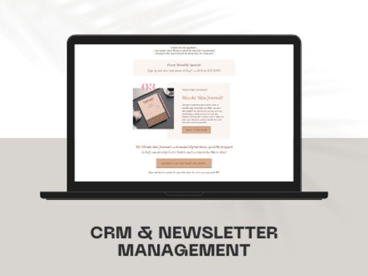 Cover image for CRM & Newslleter Management