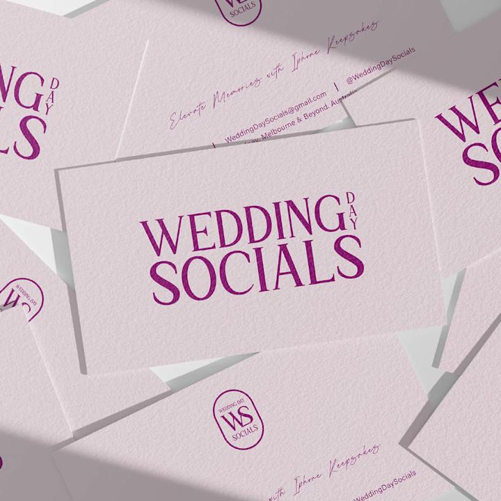 Cover image for Wedding Day Socials | Brand Identity Design 