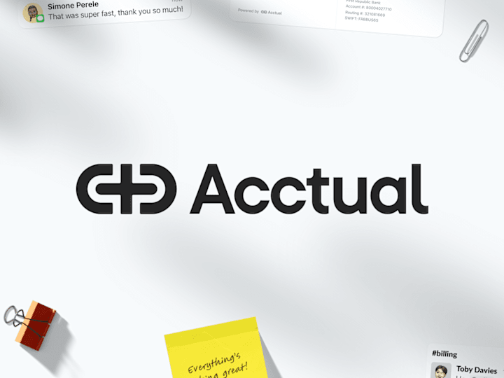 Cover image for Acctual Landing Page