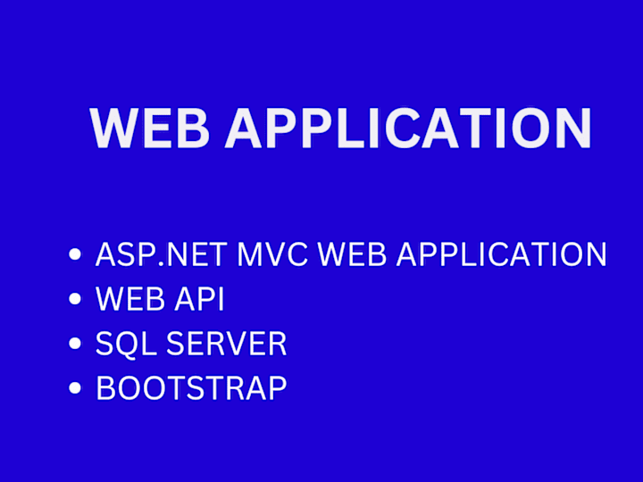 Cover image for Web devolopment, Web API Devolopment using ASP.net MVC, Flask