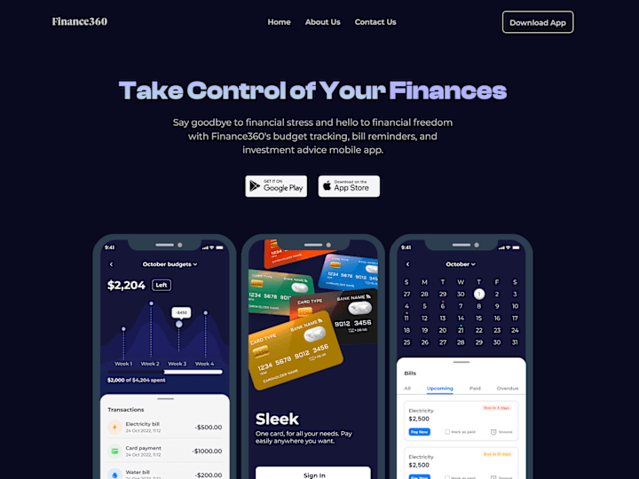 Cover image for Finance360 - Webflow