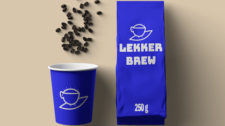 Cover image for Lekker Brew Coffee Shop Logo & Re-brand