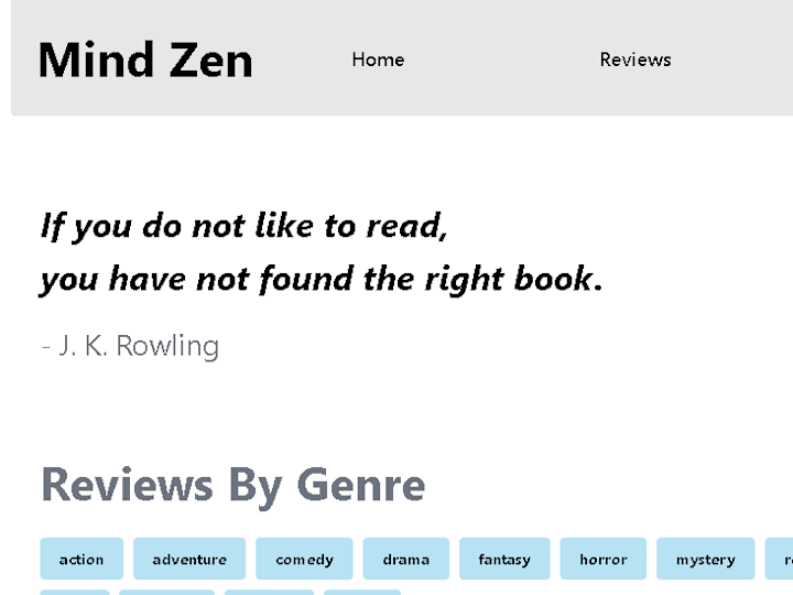 Cover image for Mind Zen | Book Review Website