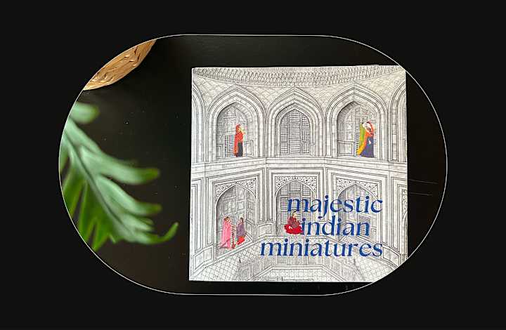 Cover image for Majestic Indian Miniatures | Book Design