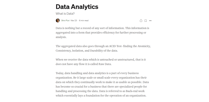 Cover image for Data Analytics