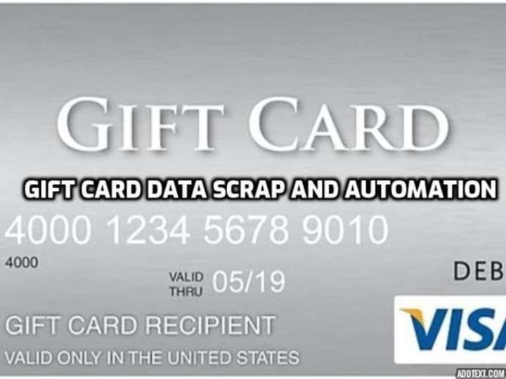 Cover image for GIFT CARD AUTOMATION WITH SCRAPING