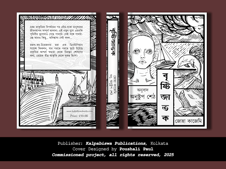 Cover image for Rain Born / Bristijatok - Book Cover design