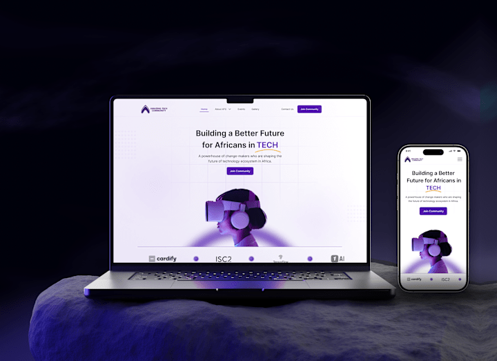 Cover image for Website design for Tech Community Website