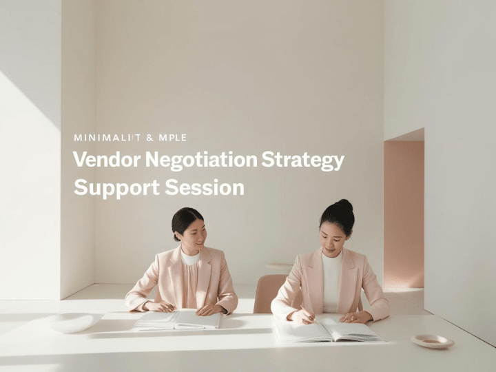 Cover image for Vendor Negotiation Strategy Support Project