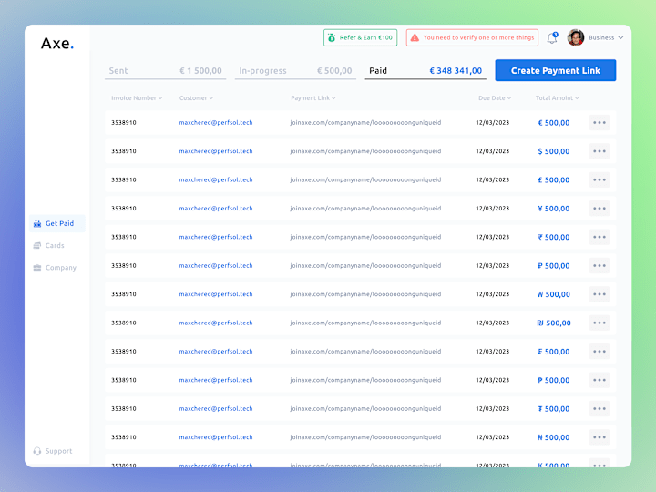 Cover image for Axe - 💰 Financial & Payments | Desktop App | Ui/Ux Startup