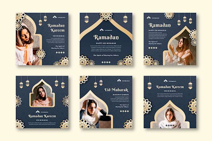 Cover image for Ramadan Instagram posts :: Behance