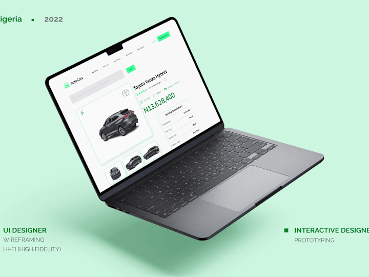 Cover image for AutoCars UX/UI Project (Figma)