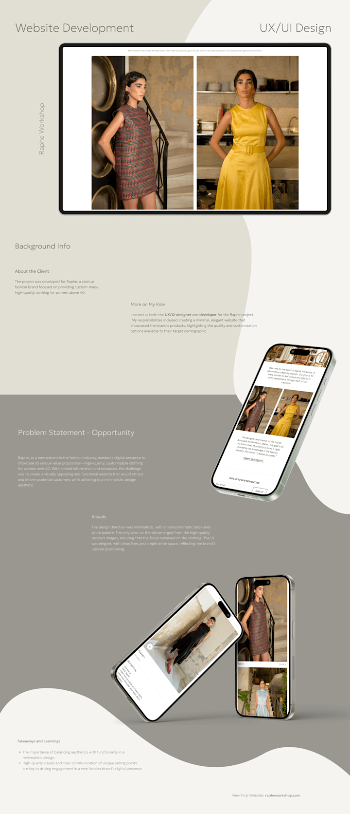 Cover image for Couture Website - Raphe