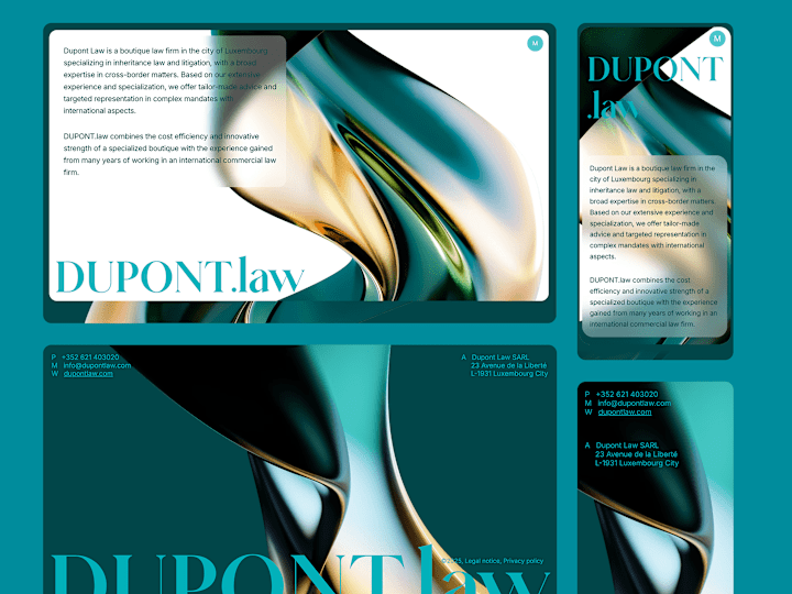 Cover image for Dupont Law • Corporate Landing Page