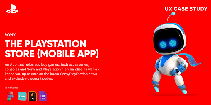 Cover image for PlayStation Mobile App (UIUX Case Study) on Behance