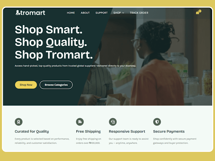 Cover image for Tromart E-commerce Platform Development