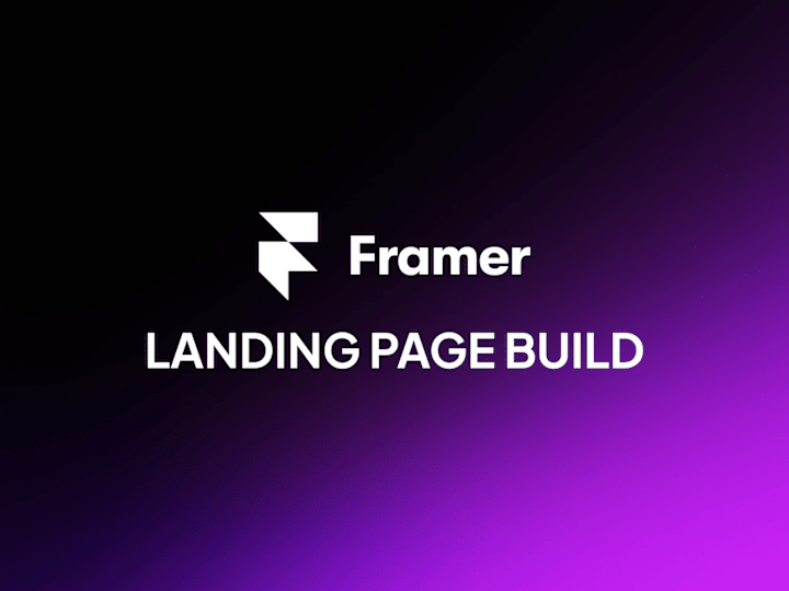 Cover image for Framer Landing Page Development