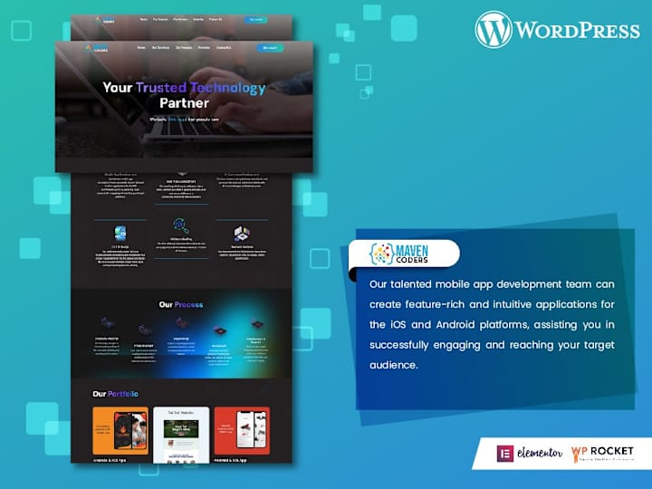 Cover image for IT Company Website Design Using DIVI Builder on WordPress