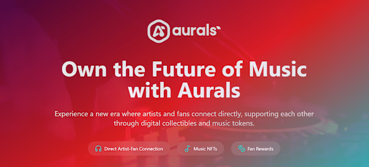Cover image for Aurals: Decentralized Music Ecosystem for creatives & collectors