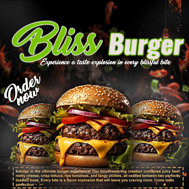 Cover image for ATTRACTIVE BURGER POST :: Behance