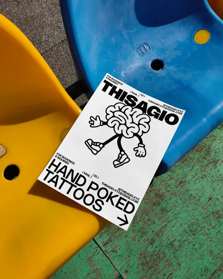 Cover image for Brand Identity for Thisagio Hand Poked Tattoos