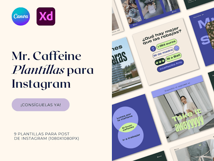 Cover image for Mr Caffeine | Instagram Feed Templates