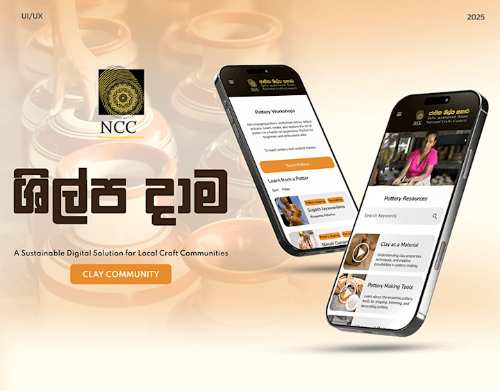 Cover image for Sustainable Digital Solution for Crafts - UX casestudy