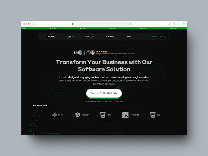 Cover image for Framer Web Development: Agencyy Website