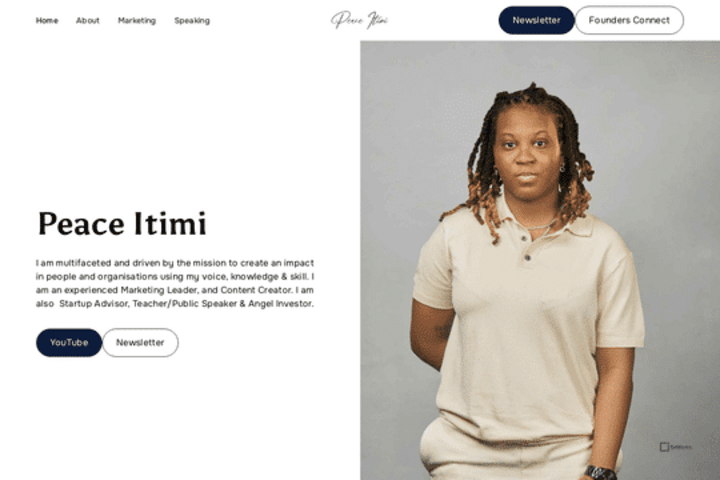 Cover image for Peace Itimi Personal Website