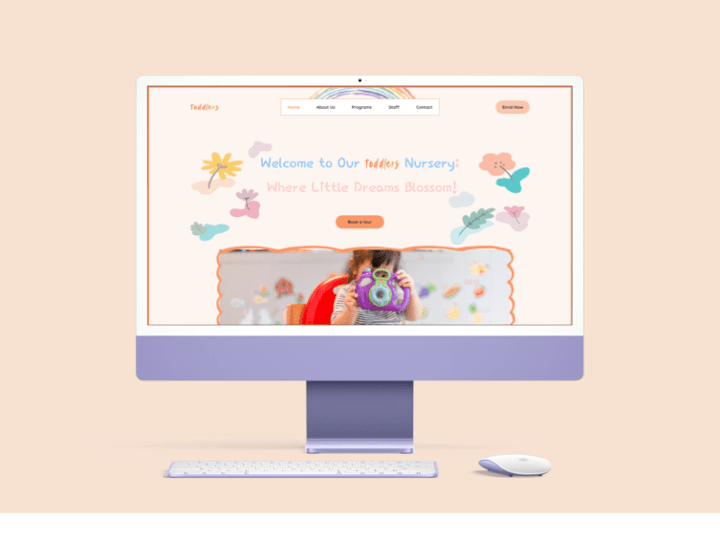 Cover image for Nursery School Website&Mobile UI/UX Design
