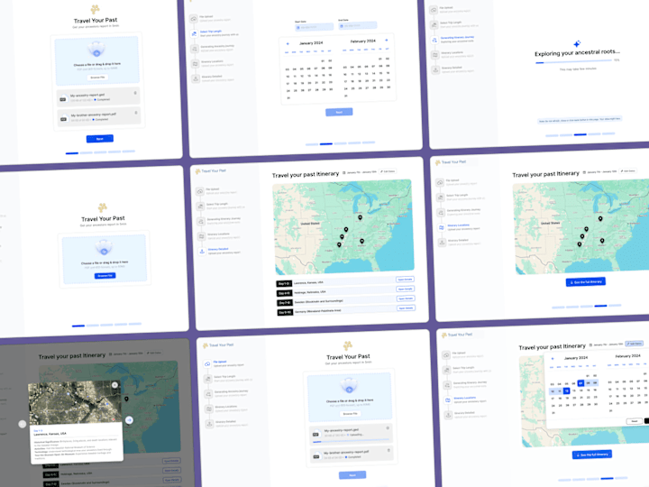 Cover image for AI-based Travel Web-App | Shadcn UI Product Design + Prototype