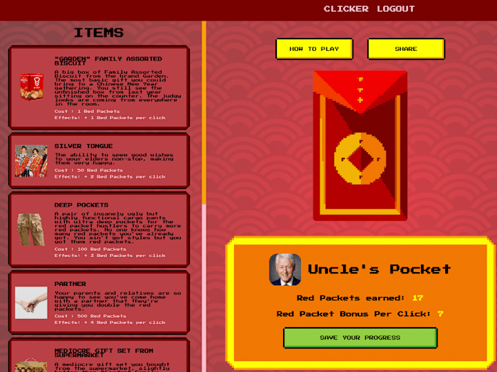 Cover image for Red Packet Clicker - Web Game