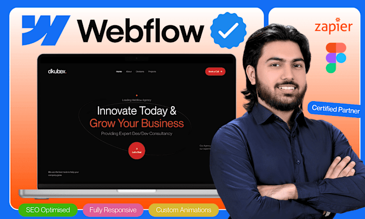 Cover image for Webflow Design + Develop, High Performance Sites for you!