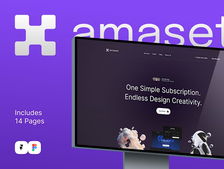 Cover image for Amaset | Website Template For Agencies