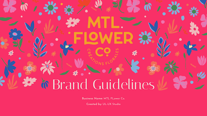 Cover image for Branding Design for Flowers store 