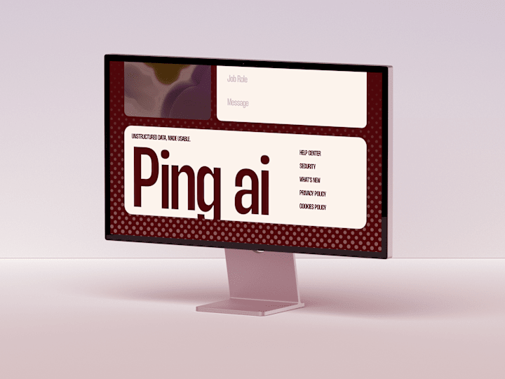 Cover image for SaaS Website Redesign for Ping AI —Scalable & Conversion-Focused