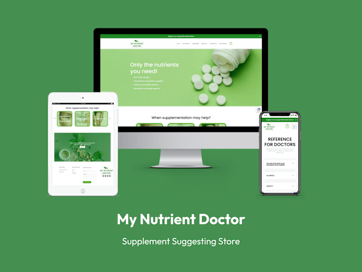 Cover image for My Nutrient Doctor - Health